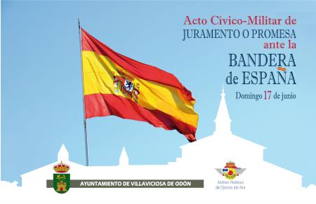 Acto-cívico militar de juramento o promesa ante la bandera de España