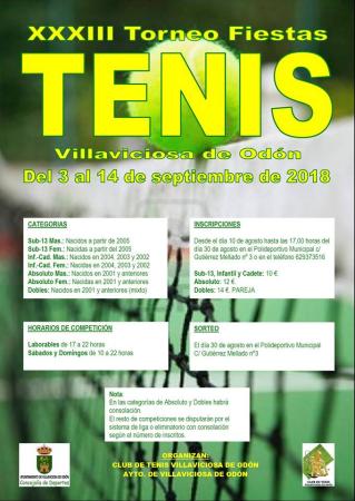 Torneo de Tenis de Fiestas 2018
