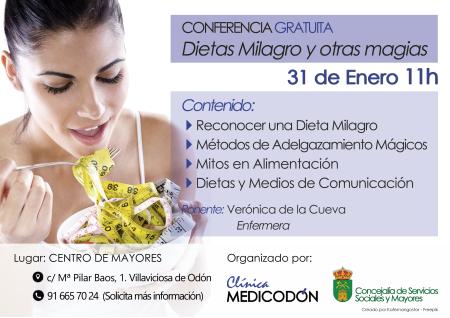 Conferencia sobre "Dietas milagro y otras magias"