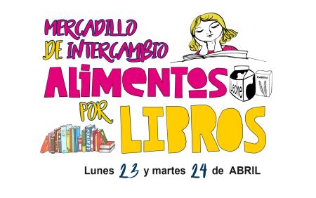 Mercadillo de intercambio: Alimentos por libros